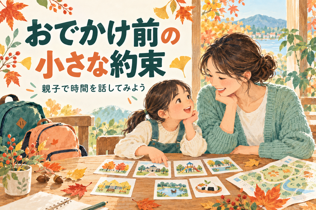 休日のお出かけ前に｜親子で決める時間の小さな約束