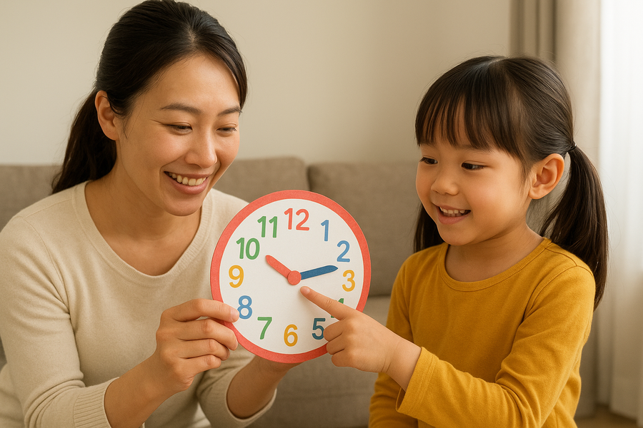 🕒遊びながら楽しく学ぼう！子どもが“時計”を好きになる方法🌈
