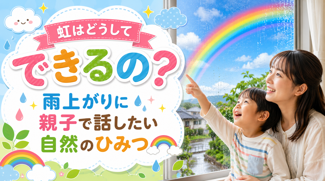 虹はどうしてできるの？雨上がりに親子で話したい自然のひみつ🌈