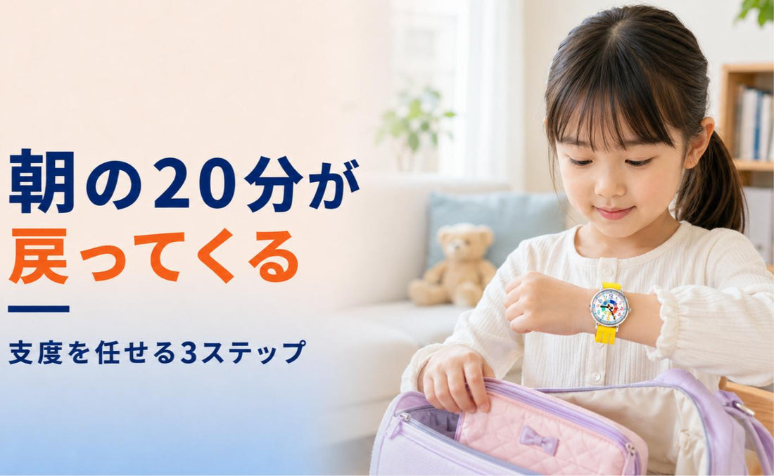 朝の20分が戻ってくる。支度を子どもに任せる手順🌅