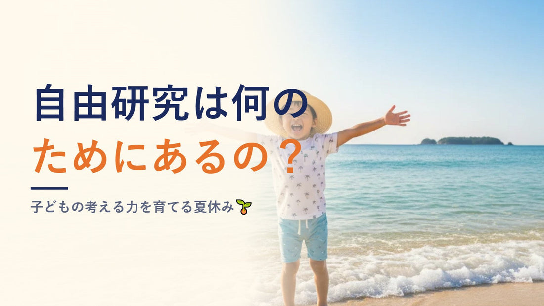自由研究は何のためにあるの？子どもの考える力を育てる夏休み🌱