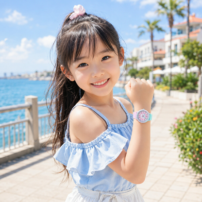 キッダス 知育腕時計 スイートコレクション 全3色（6〜10歳）